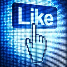 Facebook marketing illusztráció