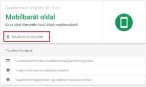 mobilbarát teszt SEO trükkök