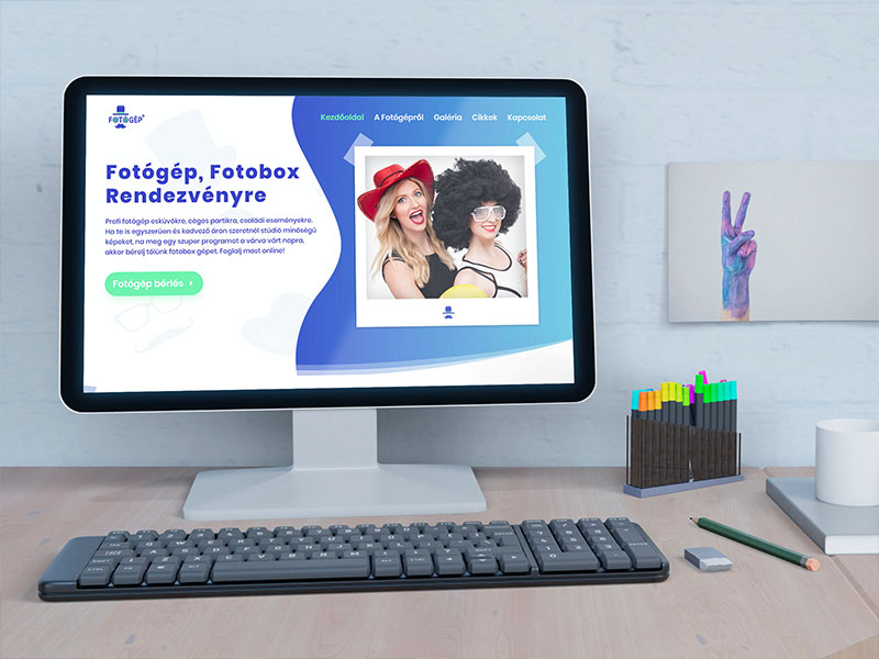 Selfiefotogep.hu Selfiegép bérlés - kisvállalkozás weboldal készítés