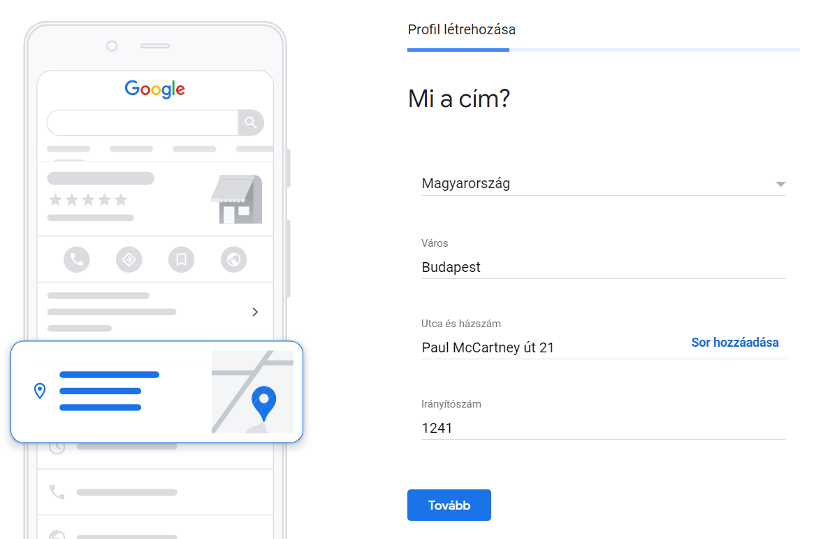 Google Cégem belépés