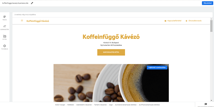Google Cégem szerkesztés