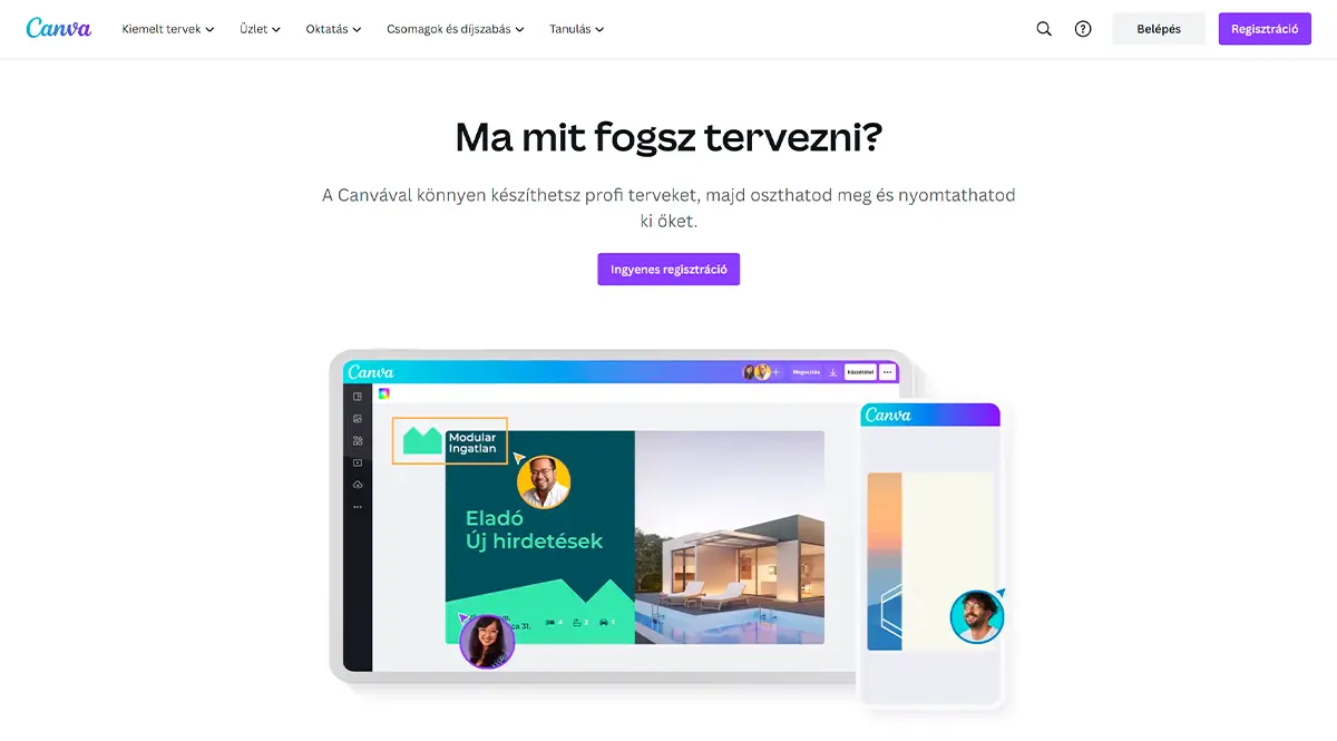Canva - Online képszerkesztő program