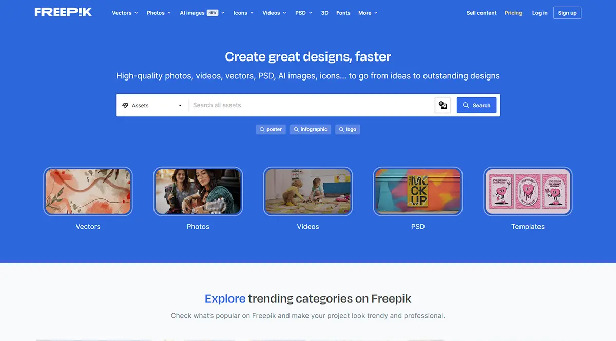 Freepik - Stock weboldal